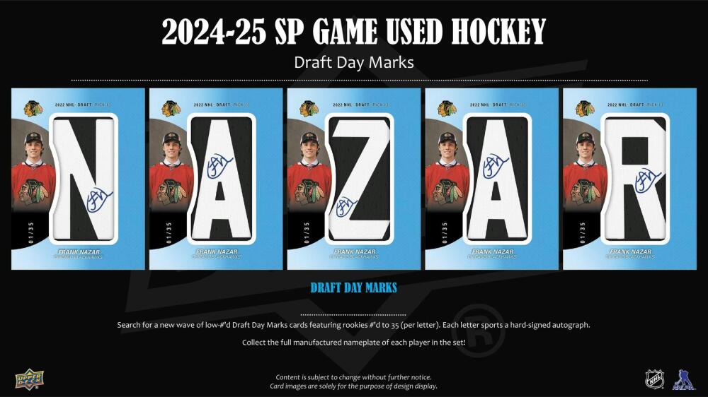 2024-25 Upper Deck SP Game Used Hockey Hobby Box Image 5