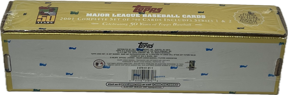 2001 Topps  Baseball Factory Set  Ichiro Rookie Year Image 3