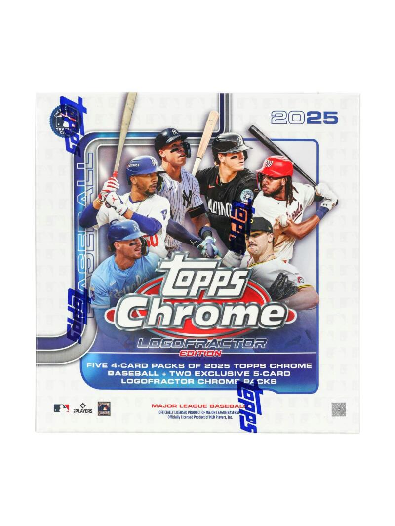 2025 Topps Chrome Baseball Logofractor Edition Box Image 1