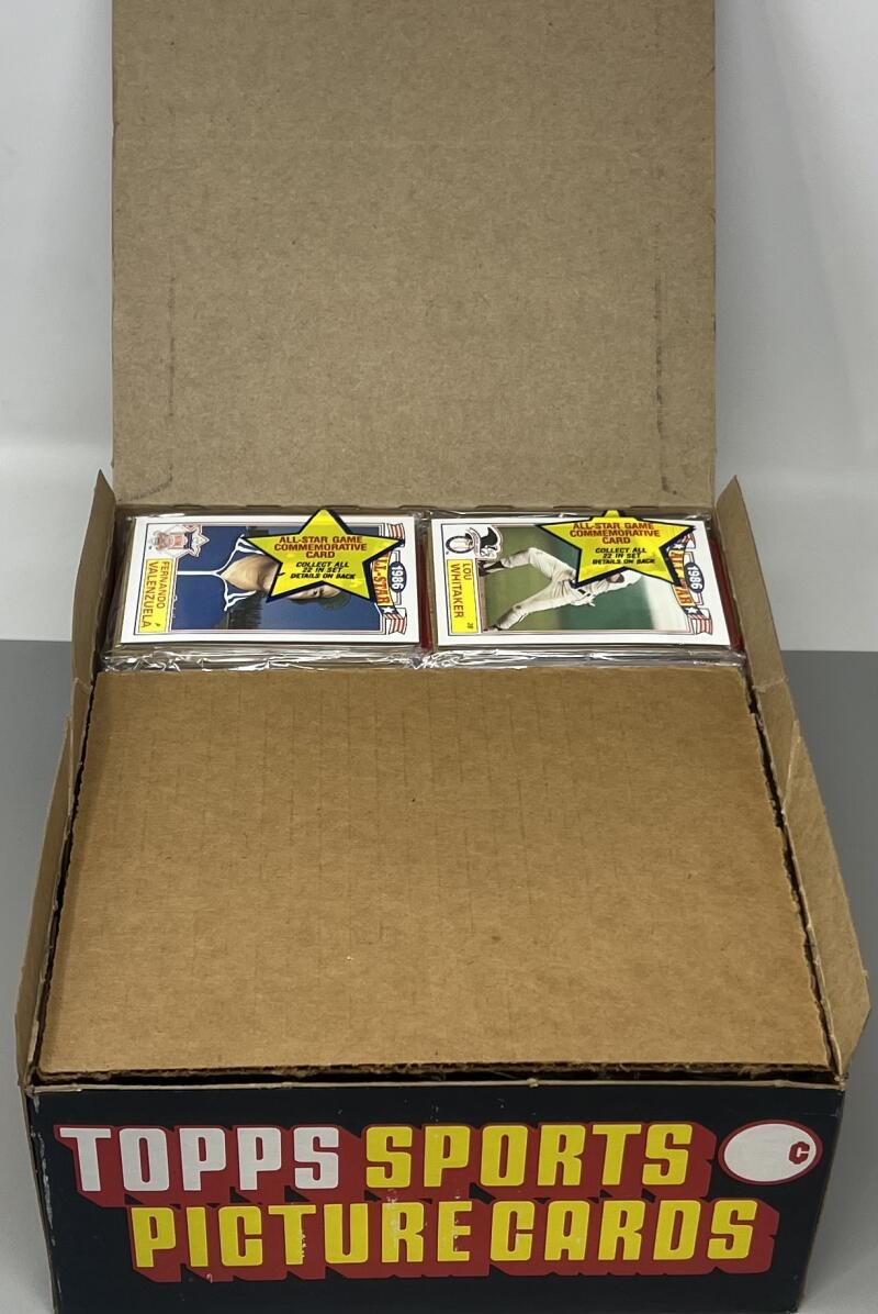 1987 Topps Rack Pack Baseball Box Barry Bonds Mark McGwire Rookie Image 2