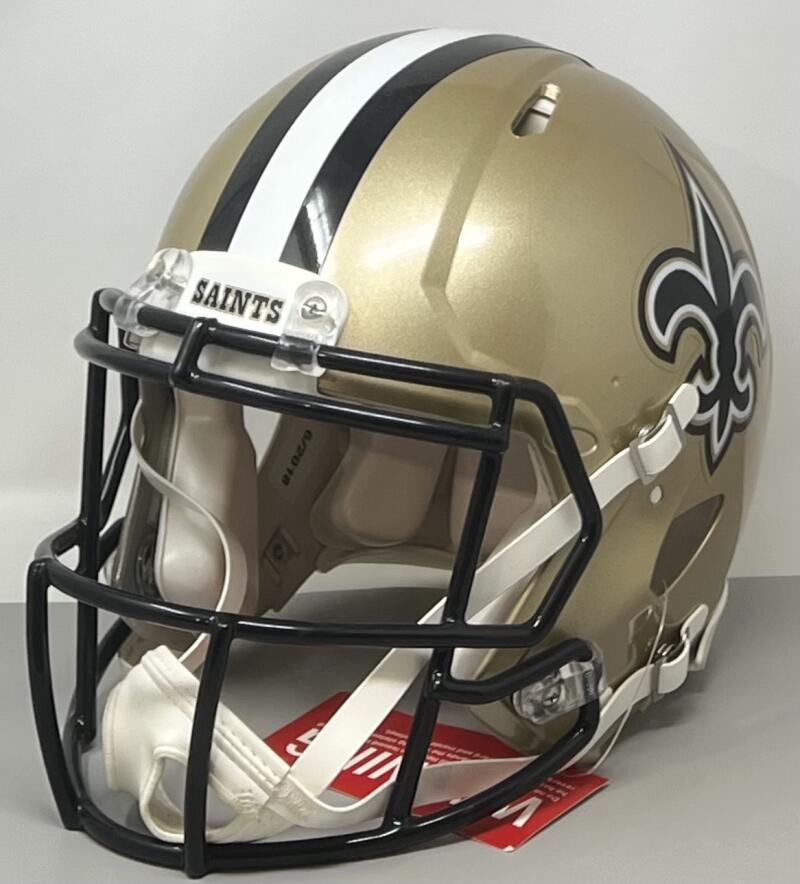 Drew Brees Autograph Signed New Orleans Saints Full Size Helmet BAS Authentic   Image 1