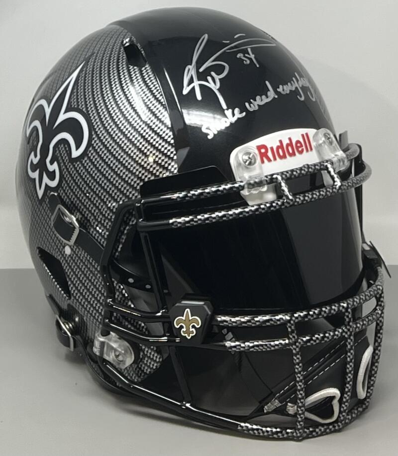 Ricky Williams Autograph Signed New Orleans Saints Full Size Helmet BAS Authentic   Image 1