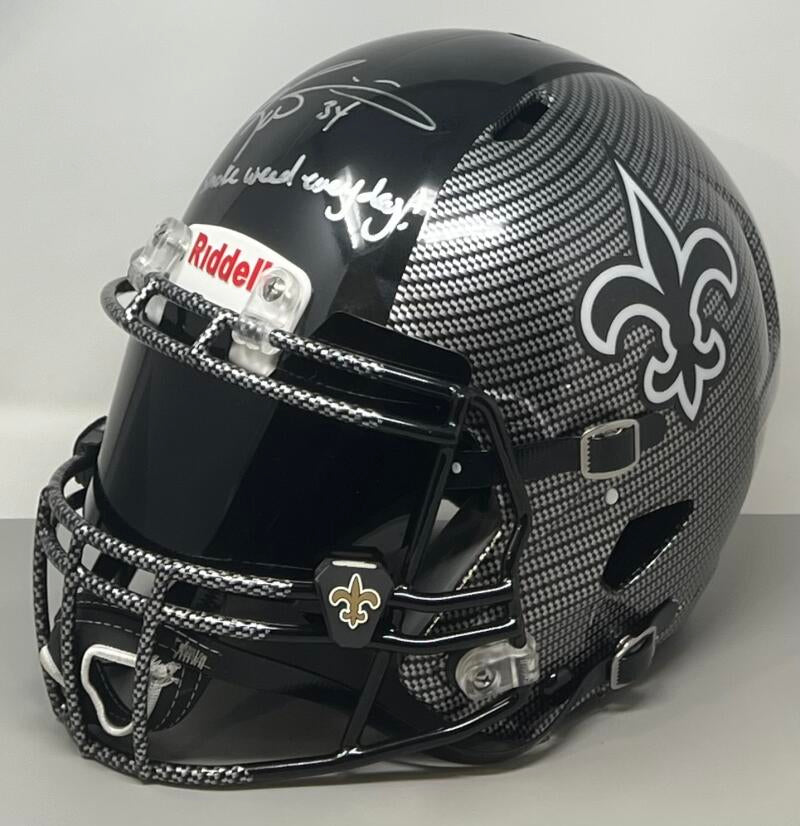 Ricky Williams Autograph Signed New Orleans Saints Full Size Helmet BAS Authentic   Image 2
