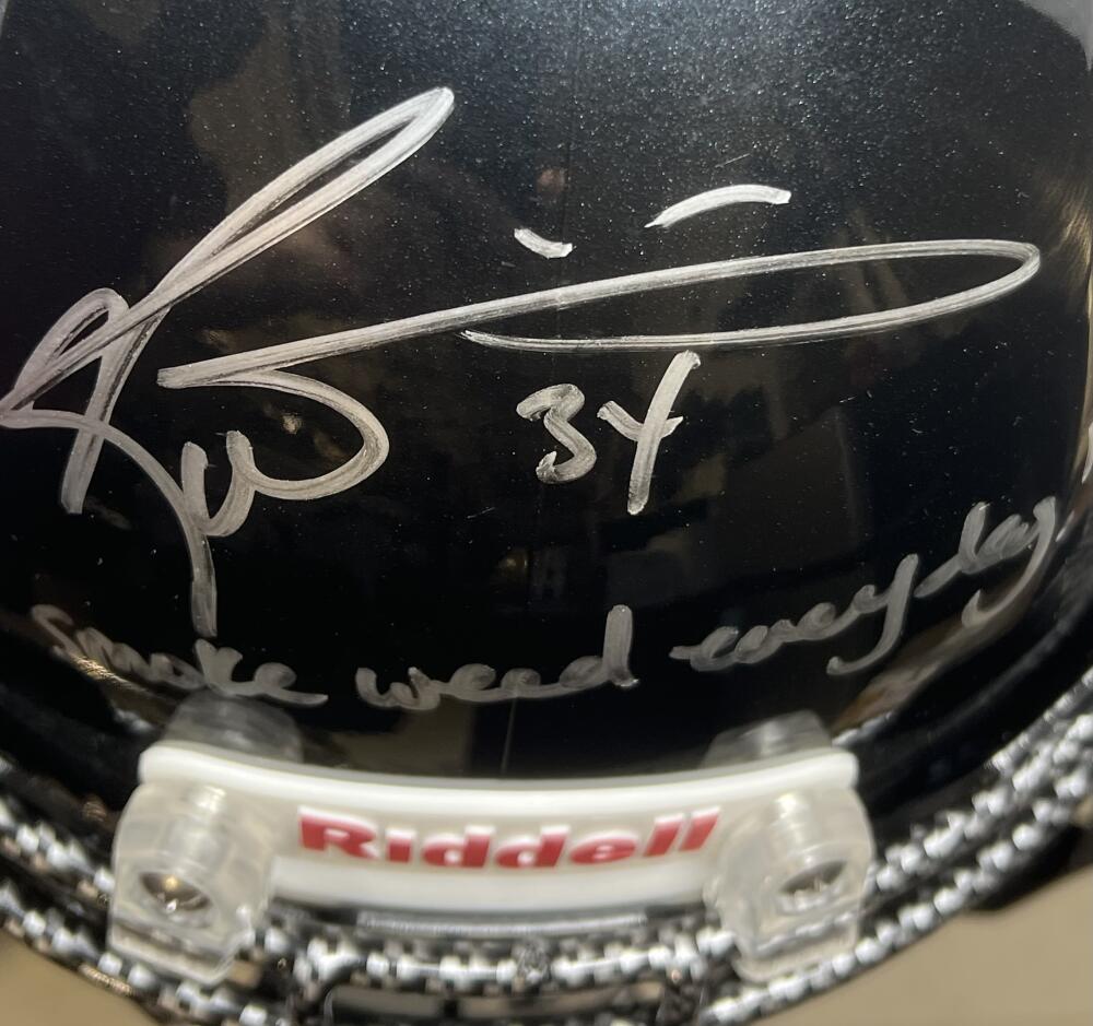 Ricky Williams Autograph Signed New Orleans Saints Full Size Helmet BAS Authentic   Image 4