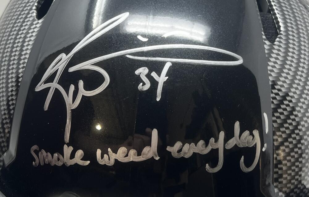 Ricky Williams Autograph Signed New Orleans Saints Full Size Helmet BAS Authentic   Image 5