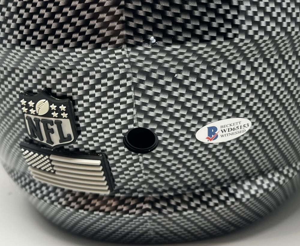 Ricky Williams Autograph Signed New Orleans Saints Full Size Helmet BAS Authentic   Image 6