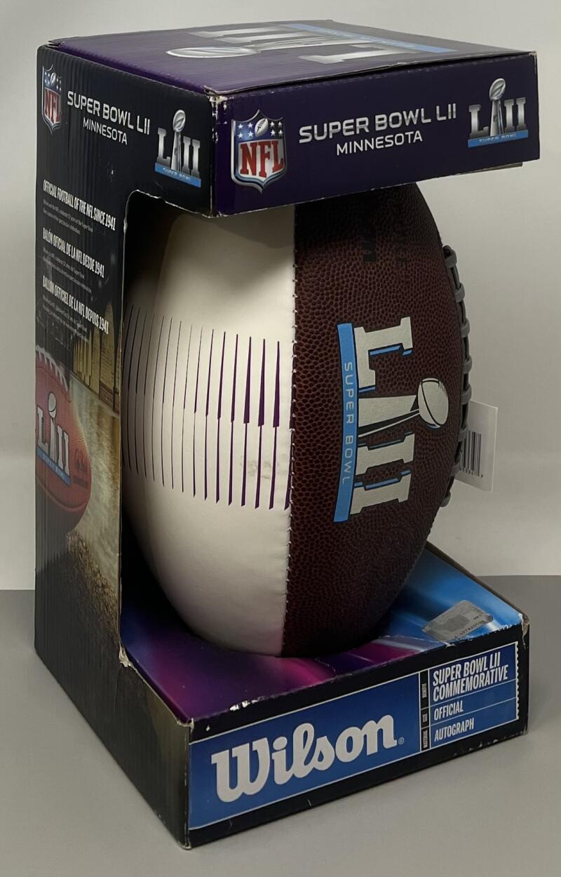 Super Bowl LII Minnesota " The Duke" NFL Commemorative Football  Image 2