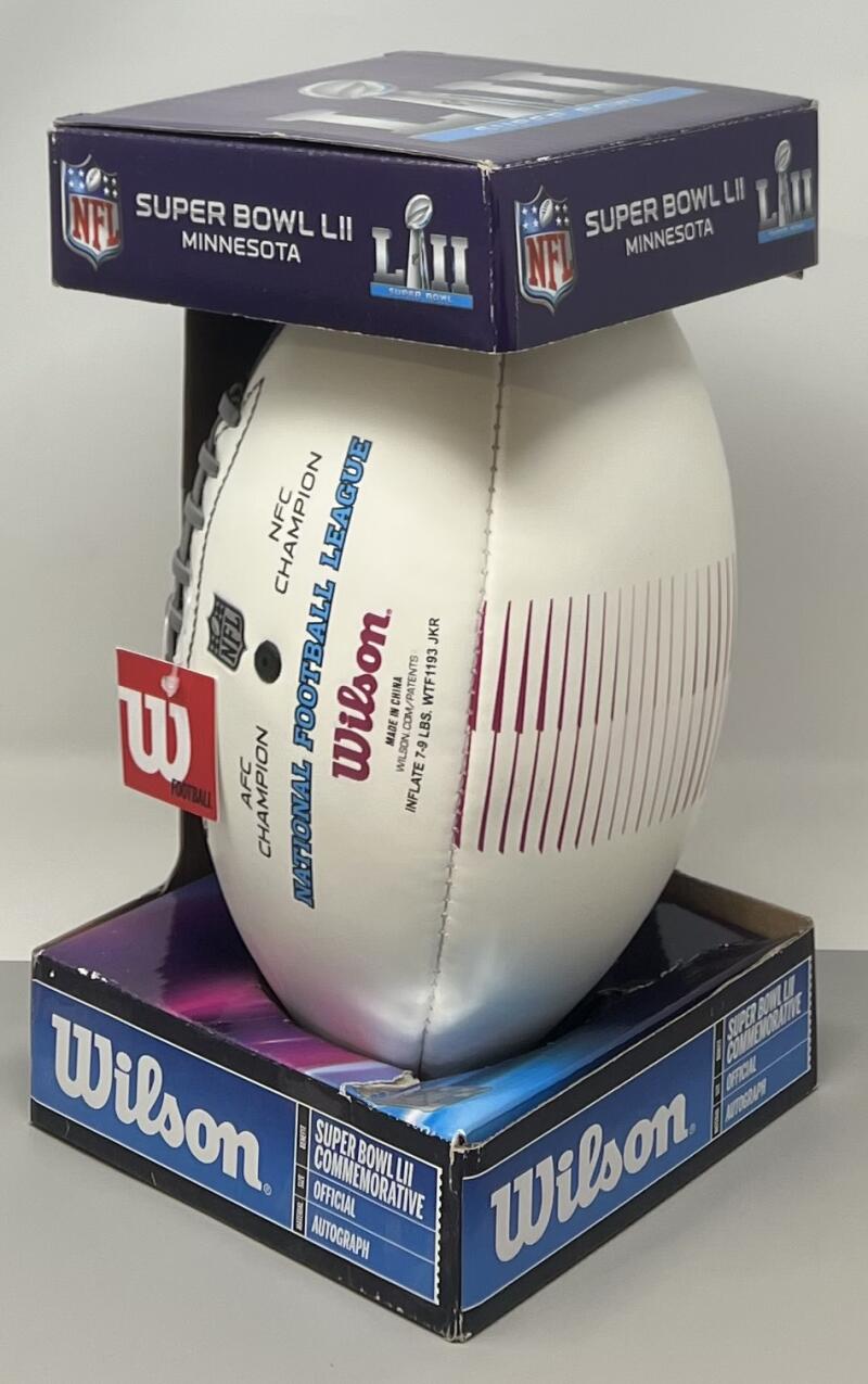 Super Bowl LII Minnesota " The Duke" NFL Commemorative Football  Image 1