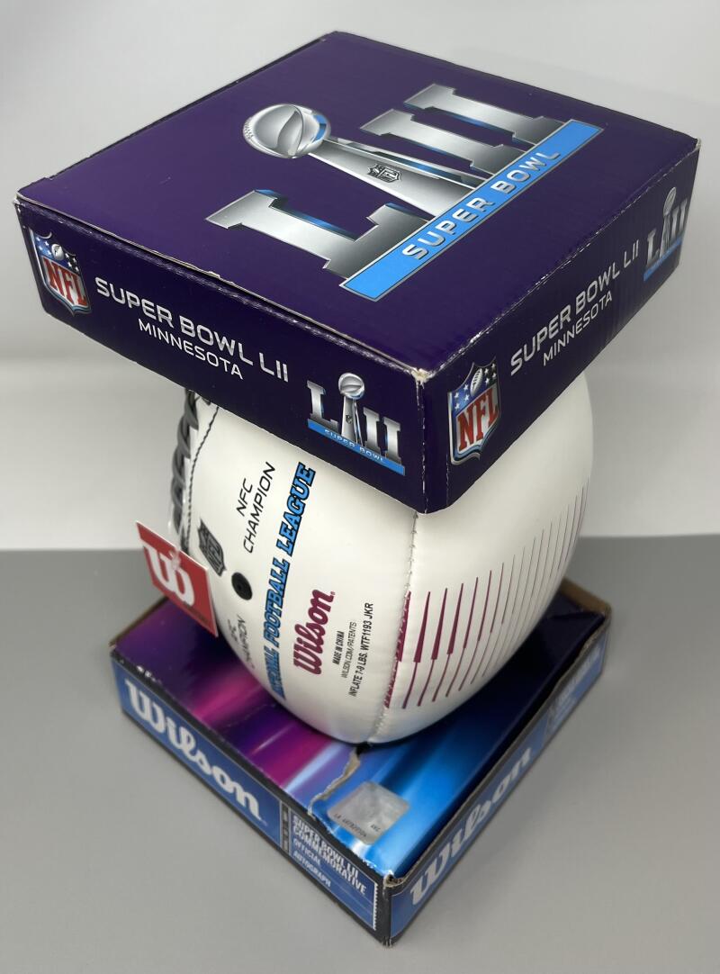 Super Bowl LII Minnesota " The Duke" NFL Commemorative Football  Image 3