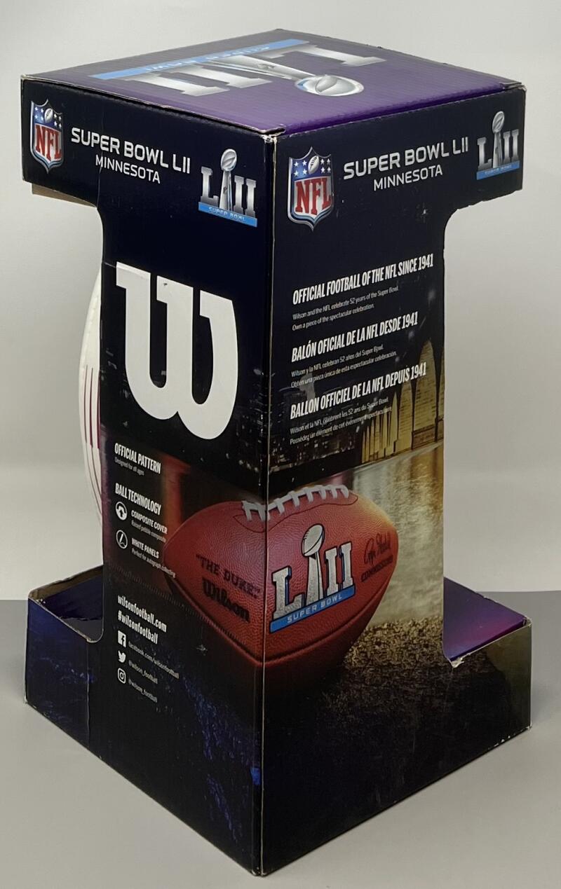 Super Bowl LII Minnesota " The Duke" NFL Commemorative Football  Image 4