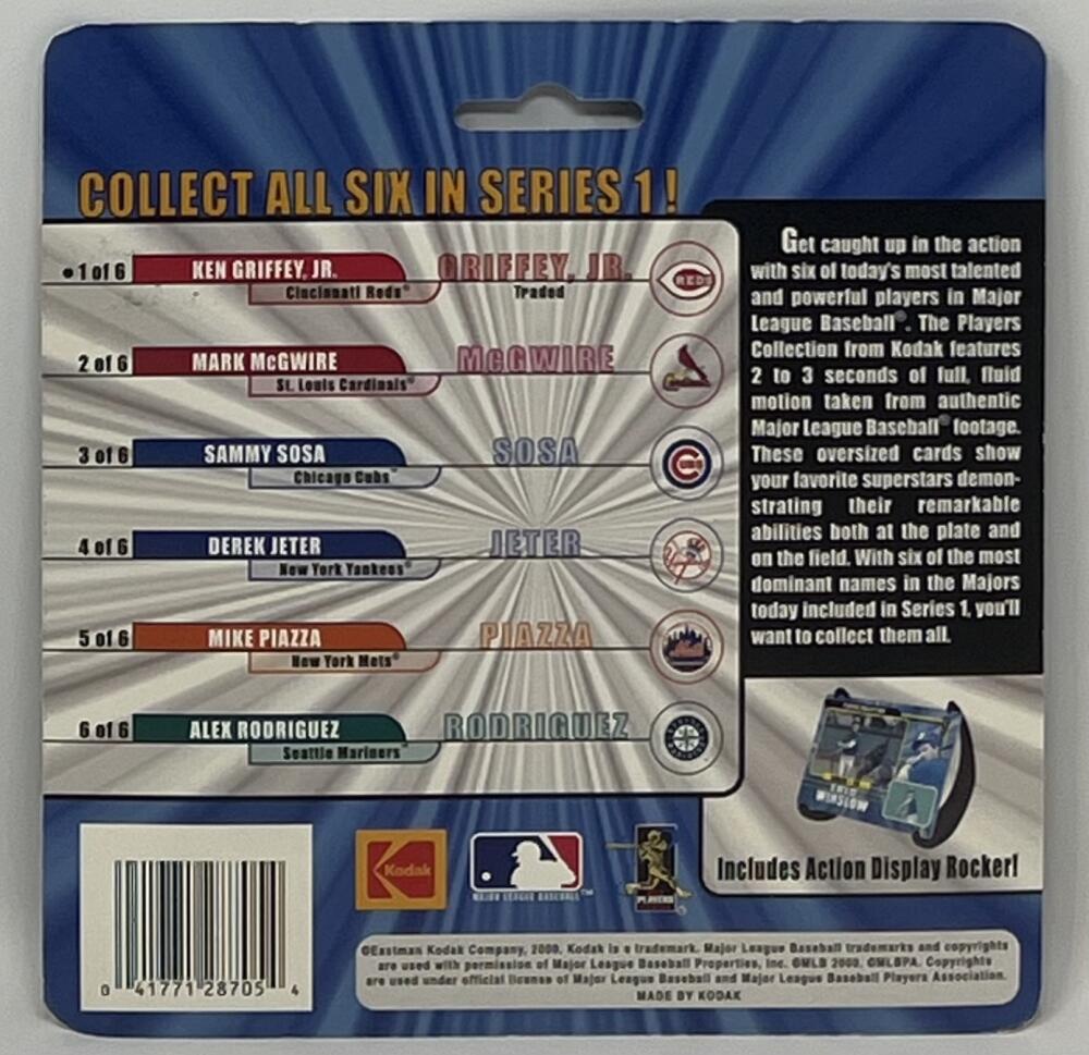 2000 Champs Exclusive Ken Griffey Jr.  Baseball Motion Card Players Collection Image 3