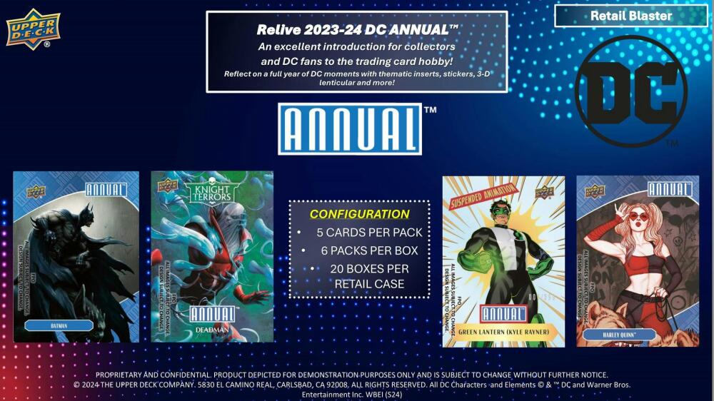 2023-24 Upper Deck DC Annual 6-Pack Blaster Box  Image 3