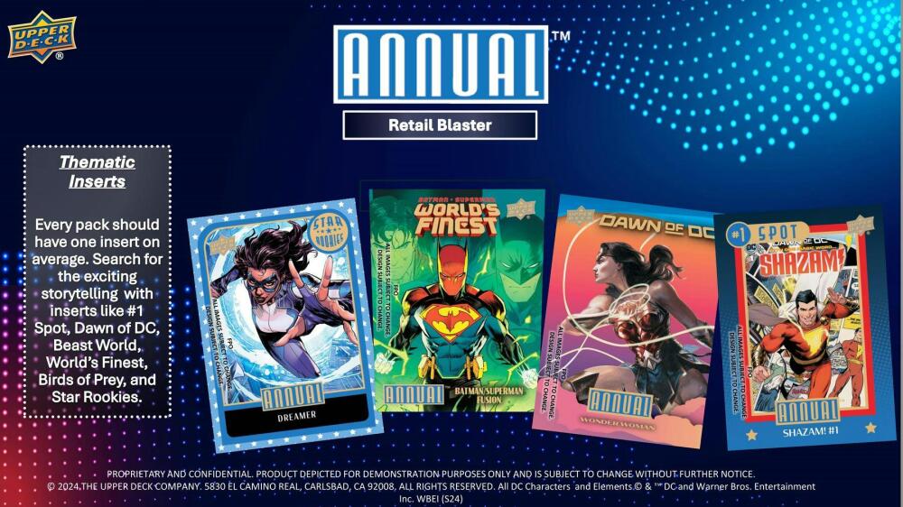 2023-24 Upper Deck DC Annual 6-Pack Blaster Box  Image 4