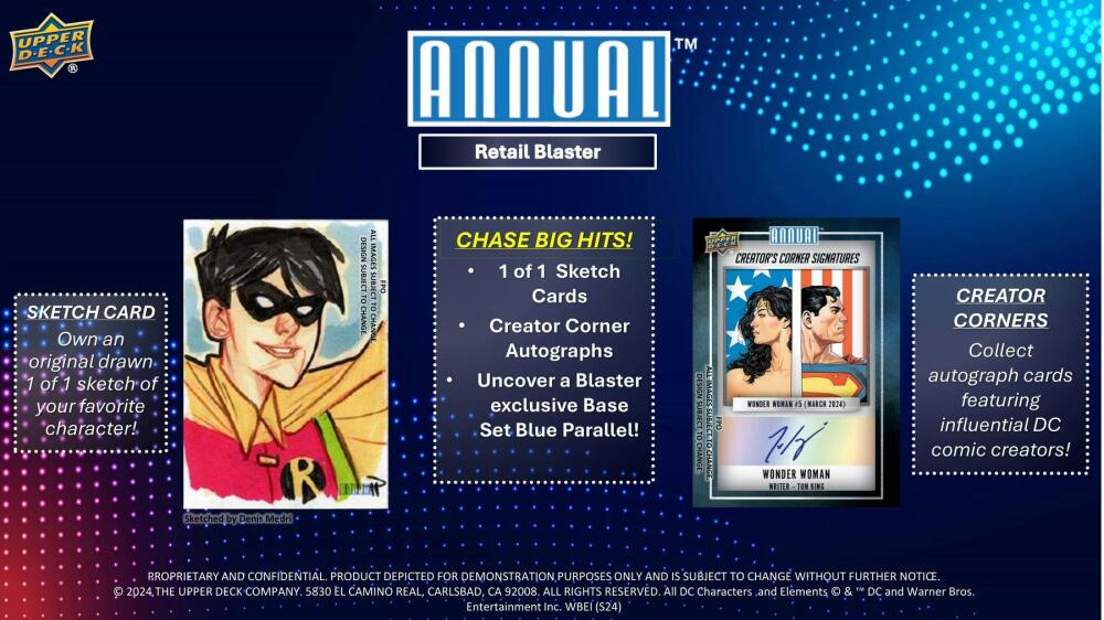 2023-24 Upper Deck DC Annual 6-Pack Blaster Box  Image 6