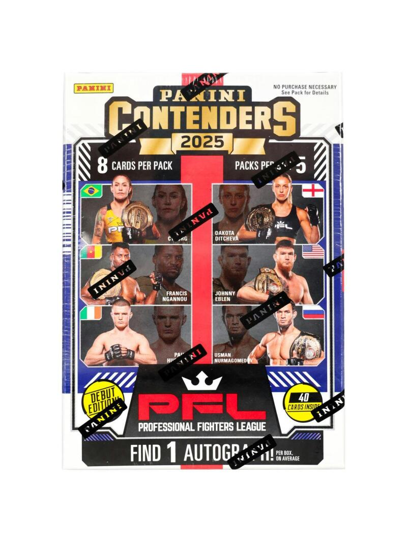 2025 Panini Contenders Professional Fighters League PFL 5-Pack Blaster Box Image 1