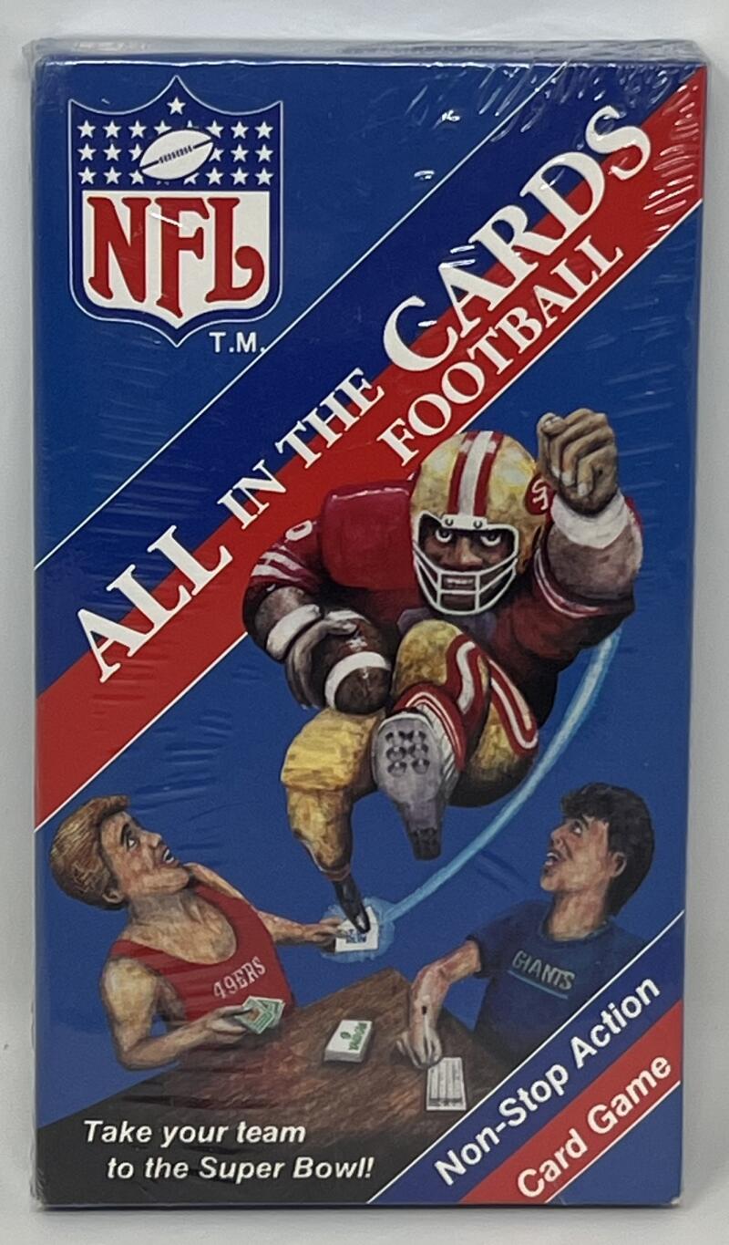 1990 Perfect Game All In The Cards NFL Football Collector's Memorabilia Box Image 1