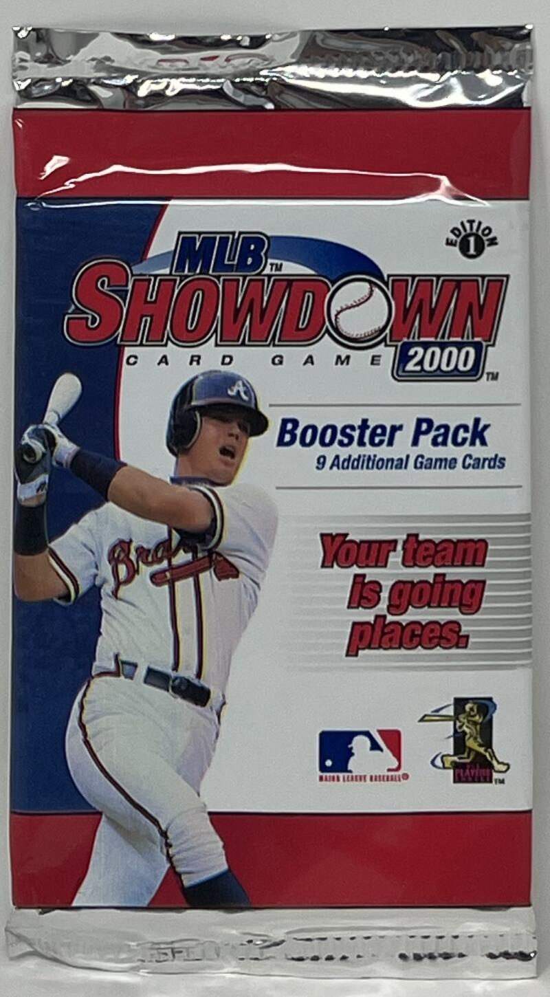 2000 MLB Showdown Game Card Edition 1 Booster Pack Image 1