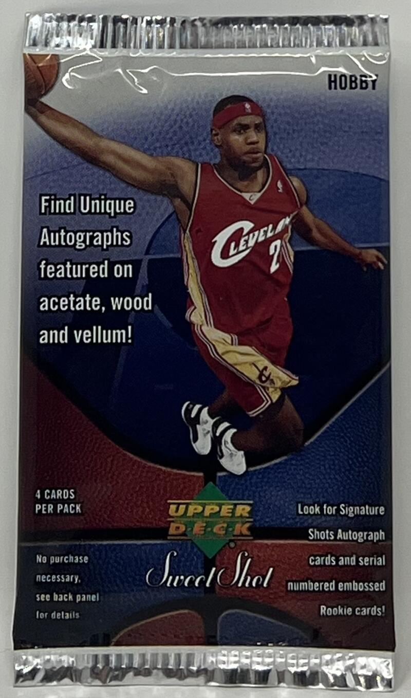 2005-06 Upper Deck Sweet Shot Basketball Hobby Pack Image 1