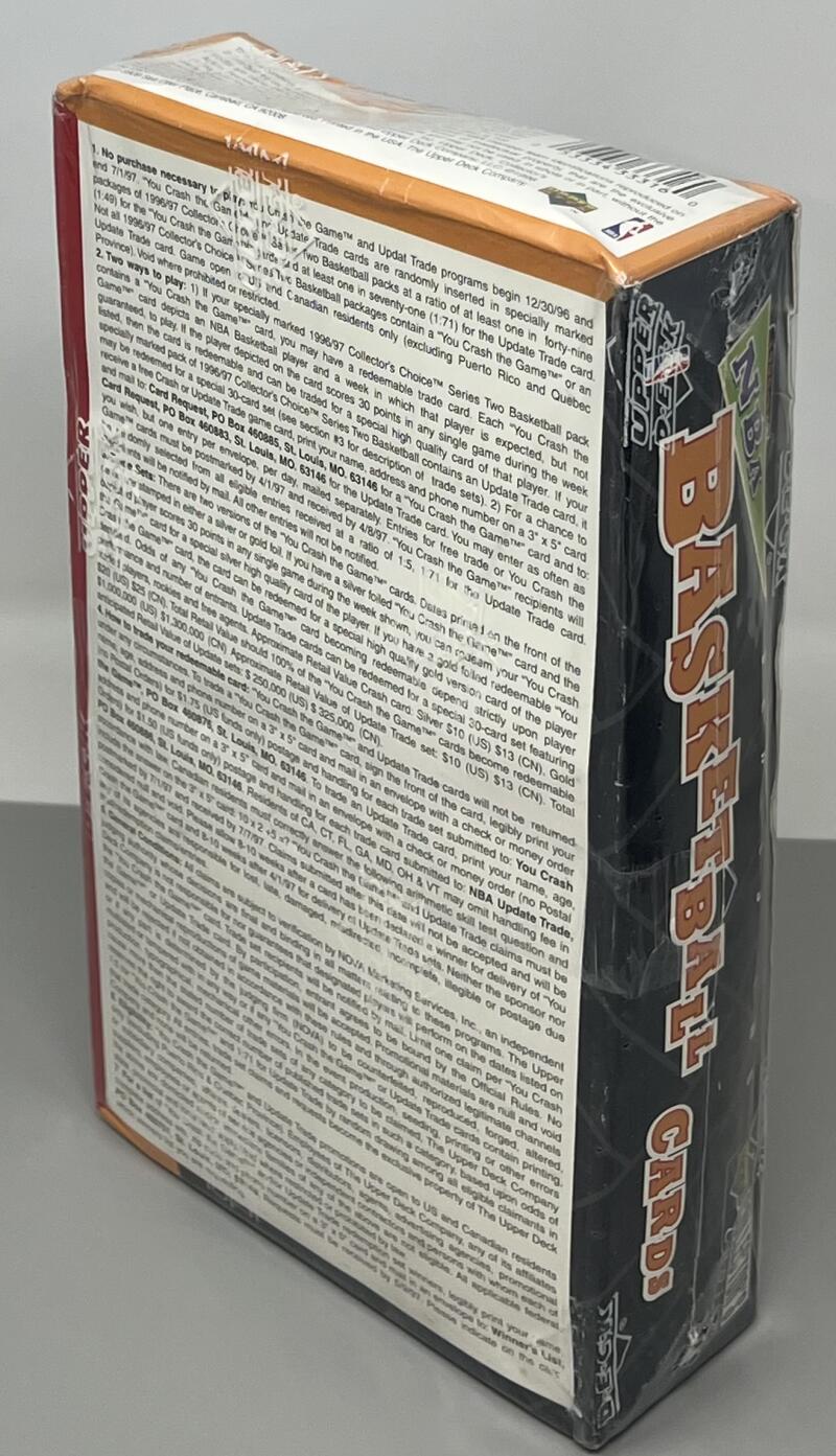 1996-97 Upper Deck Collector's Choice Series 2 Basketball Box Image 4