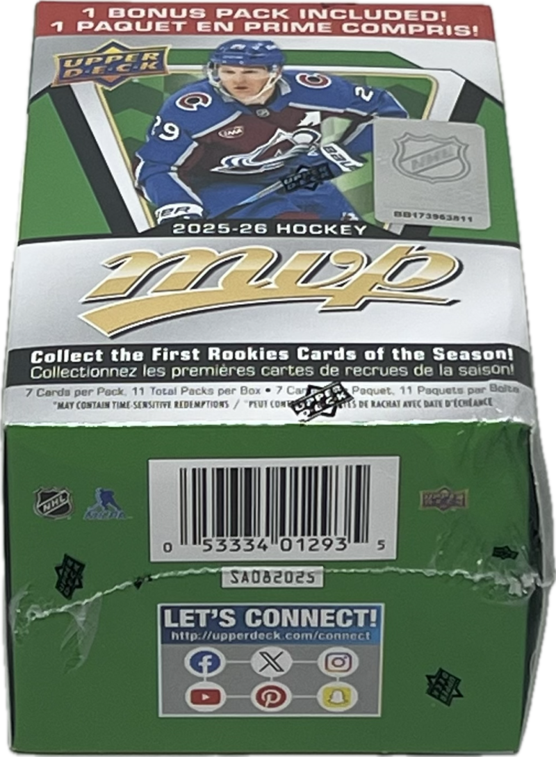 2025-26 Upper Deck MVP Hockey Blaster Box Image 3