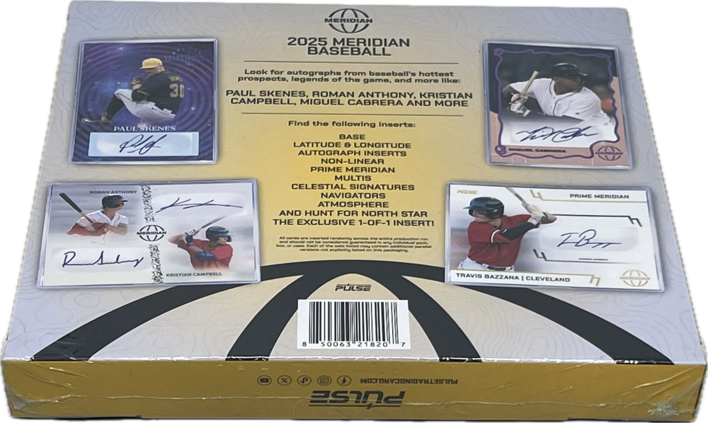 2025 Pulse Meridian Baseball Hobby Box Image 3