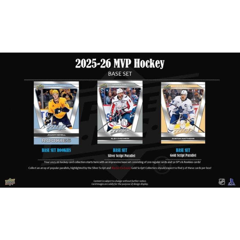 2025-26 Upper Deck MVP Hockey Retail Box Image 3