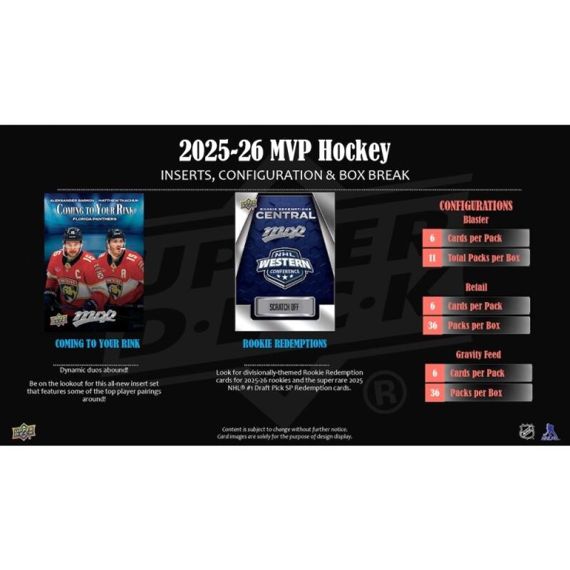 2025-26 Upper Deck MVP Hockey Retail Box Image 5