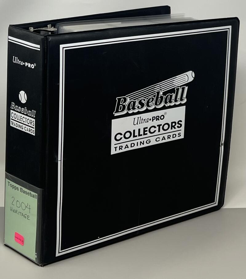 2004 Topps Heritage Baseball Complete Binder Set 1-475 - All SP's / Variations Image 2
