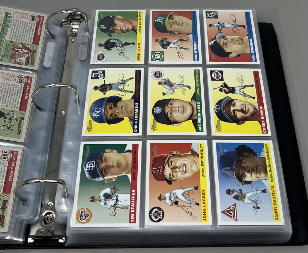 2004 Topps Heritage Baseball Complete Binder Set 1-475 - All SP's / Variations Image 3