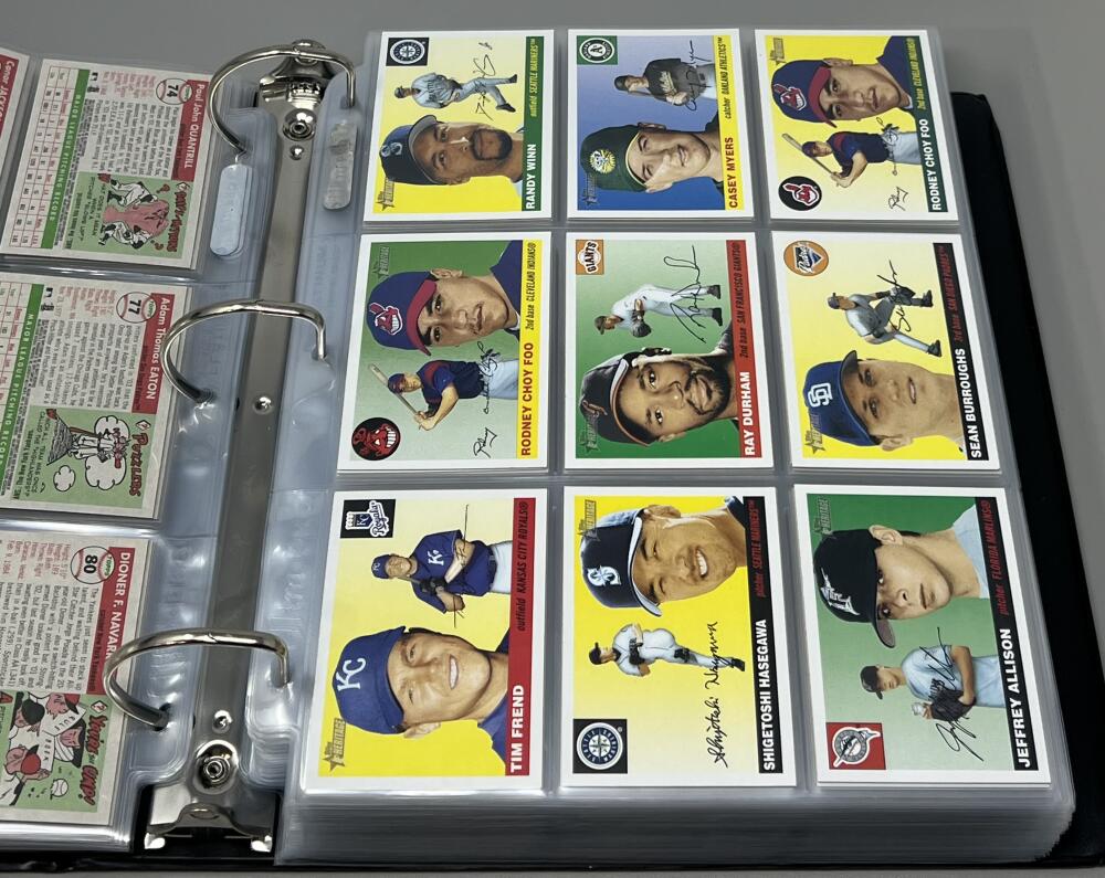 2004 Topps Heritage Baseball Complete Binder Set 1-475 - All SP's / Variations Image 4