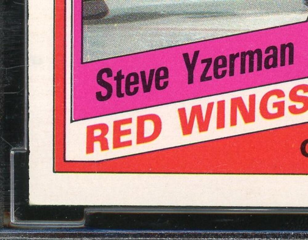 1984-85 O-Pee-Chee #67 Steve Yzerman Rookie Card BGS BCCG 9 Near Mint+ Image 5