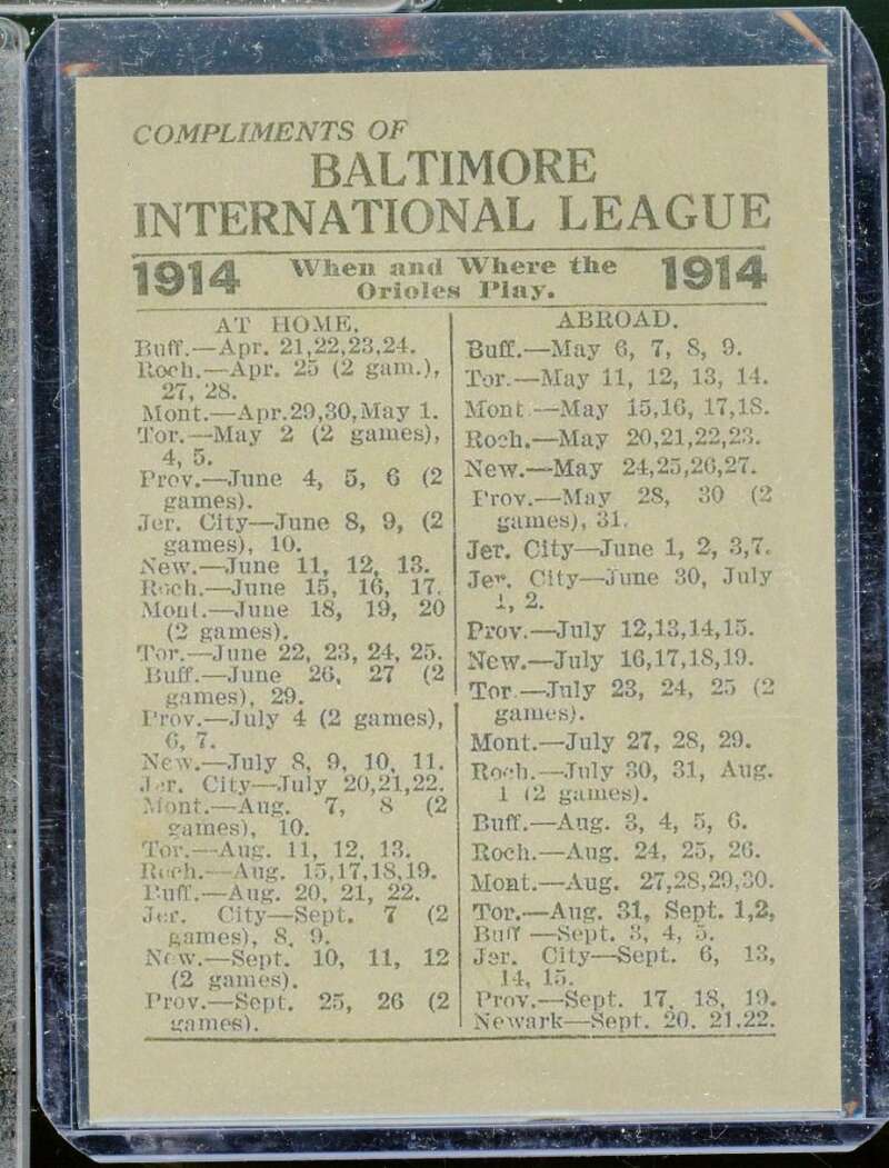 Babe Ruth Reprint Novelty Rookie  Card 1914 Baltimre News Red Version #nno  Image 2