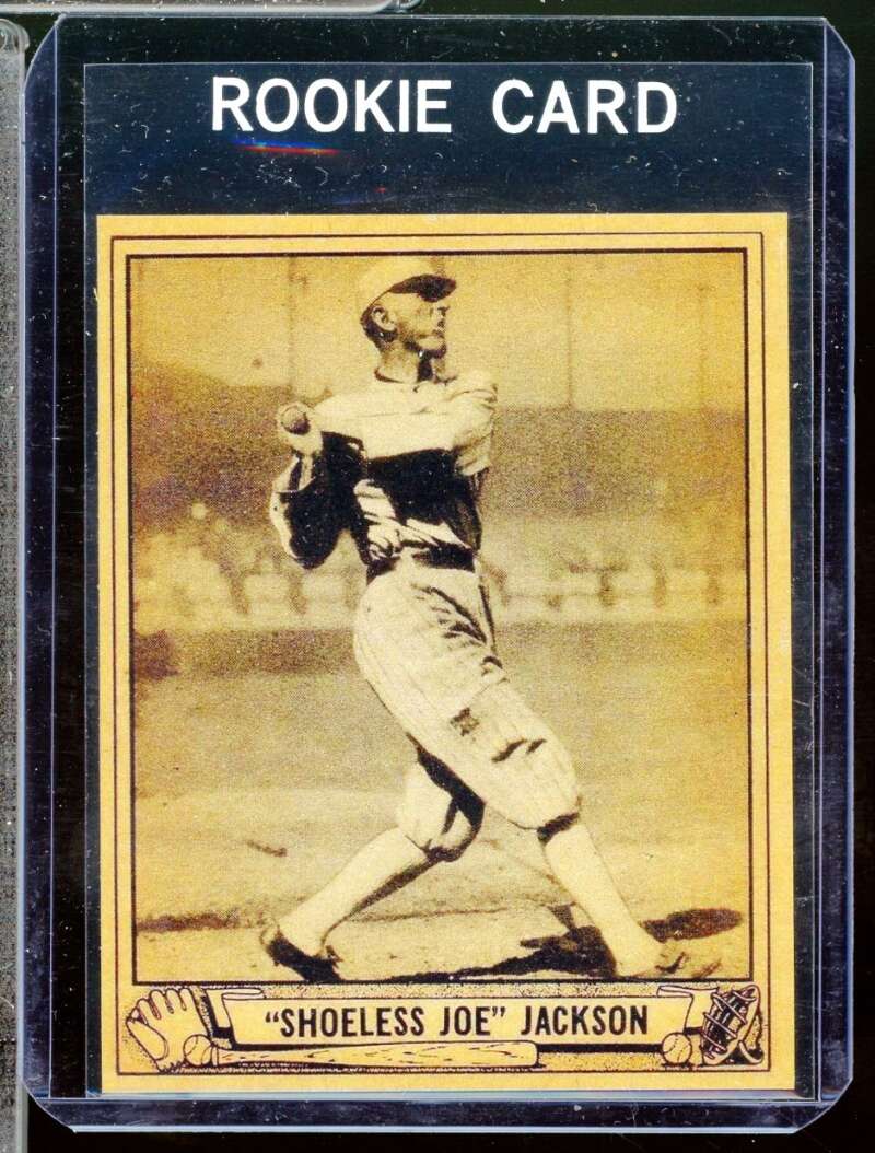 Shoeless Joe Jackson Reprint Novelty  Card 1940 Play Ball #225  Image 1