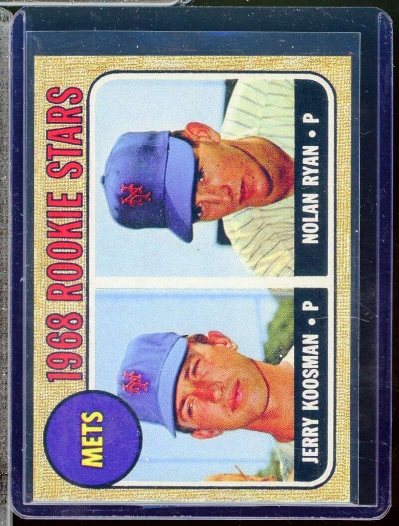 Nolan Ryan Reprint Novelty Rookie  Card 1968 Topps #177  Image 1
