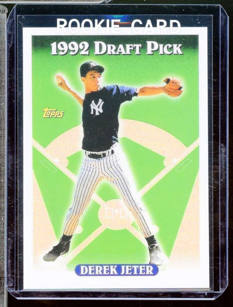 Derek Jeter Reprint Novelty Rookie  Card 1993 Topps #98  Image 1