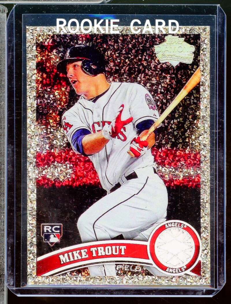 Mike Trout Reprint Novelty Rookie  2011 Topps Update Diamond Anniversary #us175  Image 1
