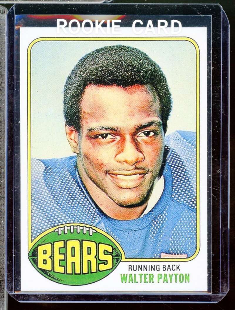 Walter Payton Reprint Novelty Rookie  Card 1976 Topps #148  Image 1
