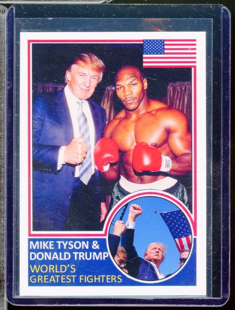 Donald Trump Mike Tyson Novelty Reprint 2024 World's Greatest Fighters #nno  Image 1