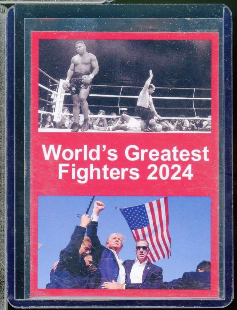 Donald Trump Mike Tyson Novelty Reprint 2024 World's Greatest Fighters #nno  Image 2