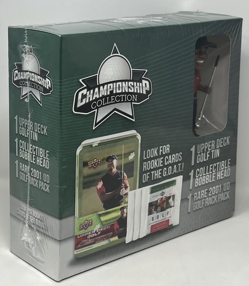2001 Upper Deck Championship Collection Tiger Woods Golf Box Set   Rookie Year Image 2