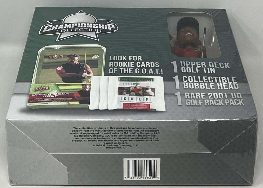 2001 Upper Deck Championship Collection Tiger Woods Golf Box Set   Rookie Year Image 4
