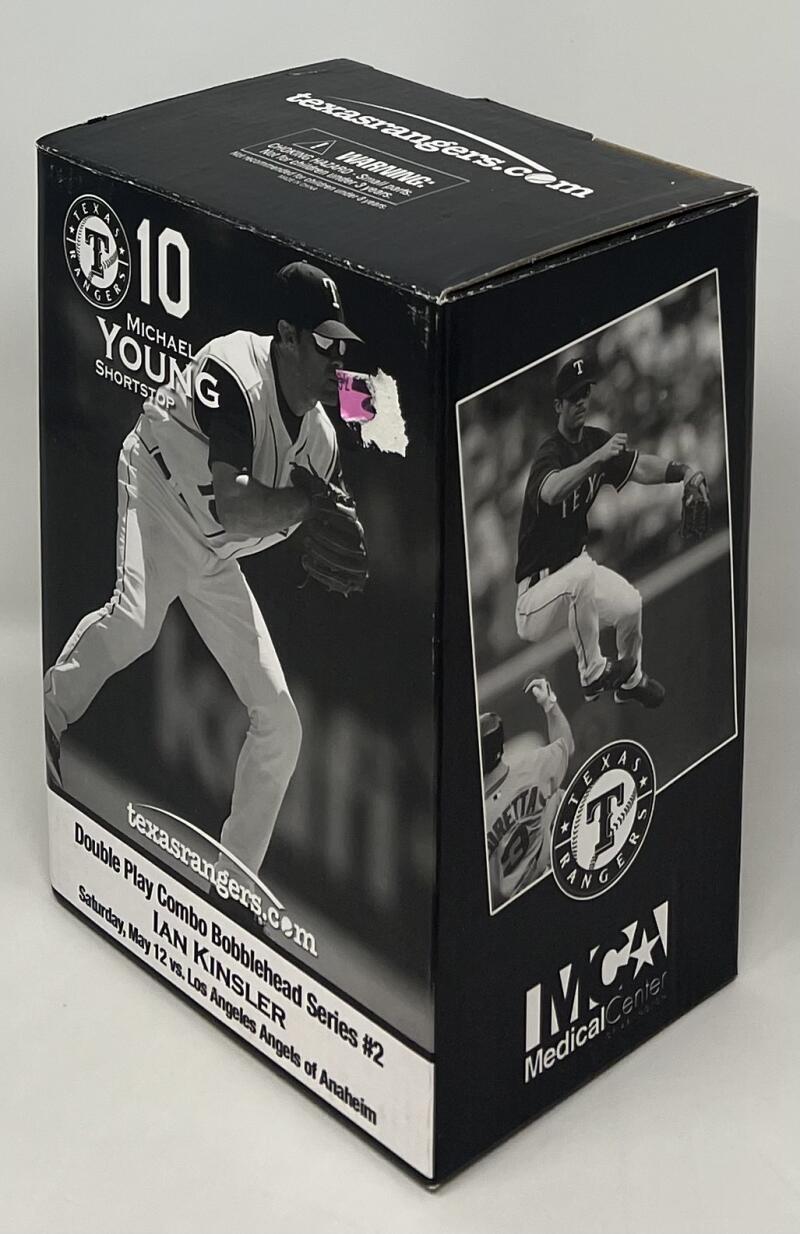 2007 Texas Rangers Double Play Michael Young SGA Collectors Edition Bobble Head  Image 2