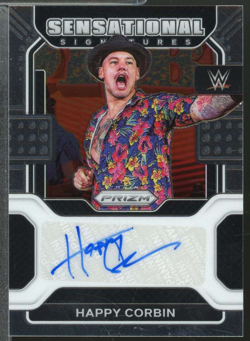Happy Corbin Card 2022 Panini Prizm WWE Sensational Signatures Autograph #SSHCB  Image 1