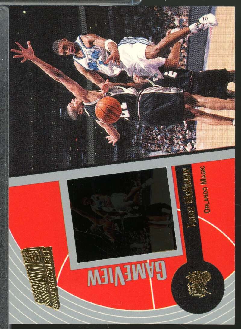 Tracy McGrady Card 2000-01 Stadium Club Capture the Action Game View /100 #CA7  Image 1