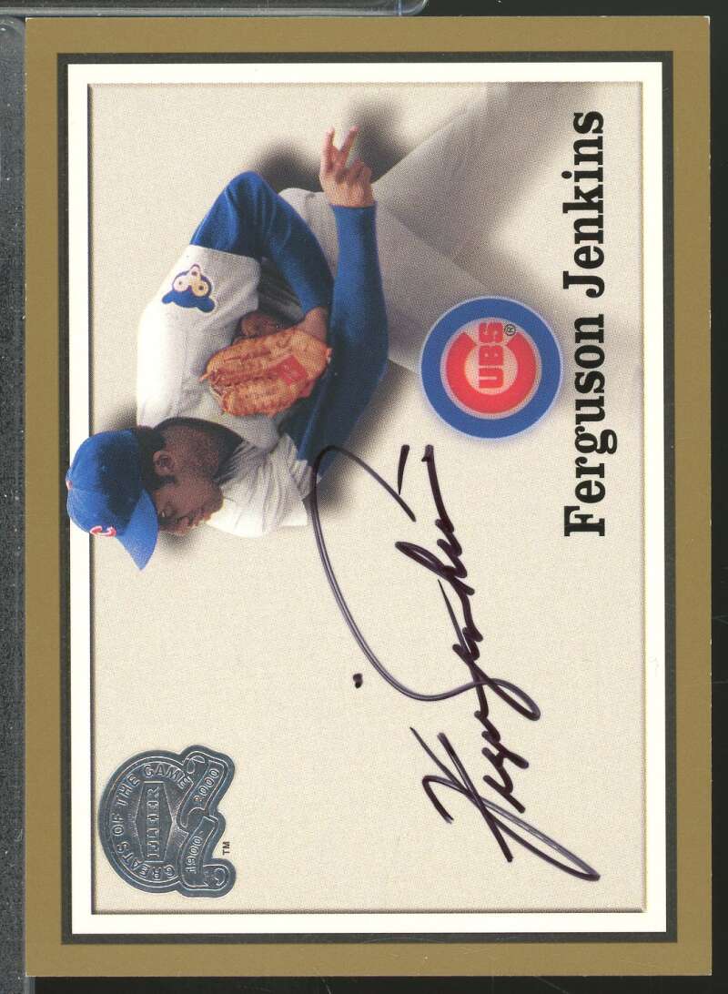 Ferguson Jenkins Card 2000 Fleer Greats of the Game Autographs #37  Image 1