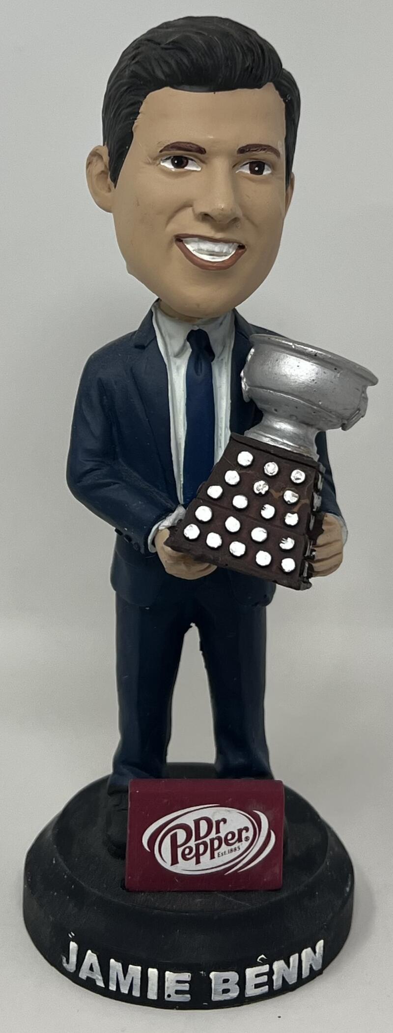 2014 Dallas Stars Hockey Dr. Pepper Jamie Benn SGA Bobble Head  Image 1