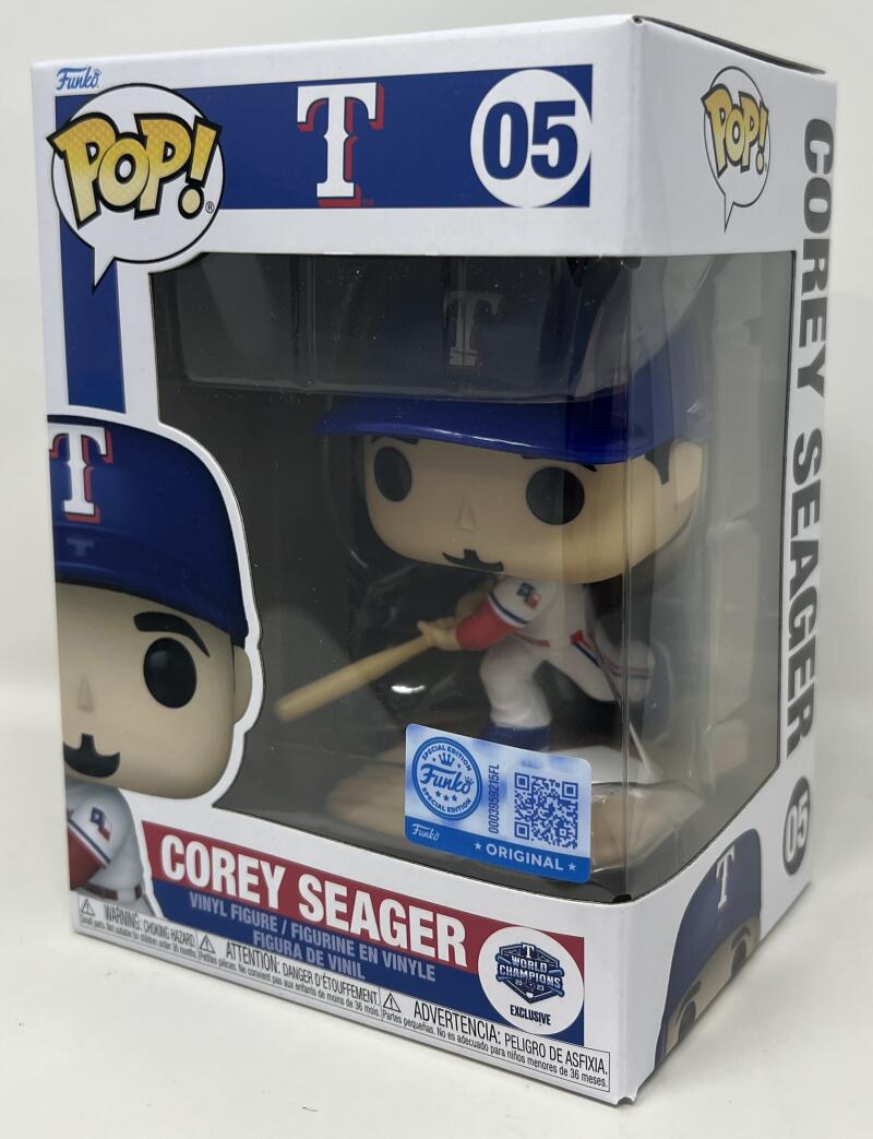 Texas Rangers Exclusive World Series Champions Corey Seager Funko Pop #05 Image 2