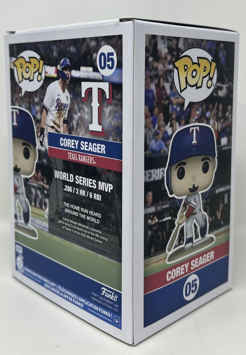 Texas Rangers Exclusive World Series Champions Corey Seager Funko Pop #05 Image 3