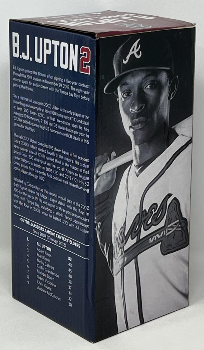 2013 Atlanta Braves B.J. Upton Delta SGA Collectors Edition Bobble Head  Image 4