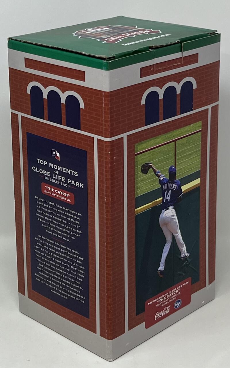 2019 Texas Rangers "The Catch"  Gary Matthews Jr. SGA Collectors Edition Bobble Head  Image 4